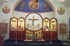 interior of Holy Cross Antiochian Orthodox Church