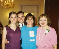 Heidi, Mark, and Nancy Batchelder with Kathy Turner