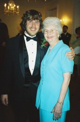 Steve with his grandmother