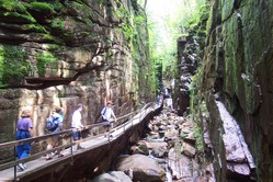 the Flume gorge