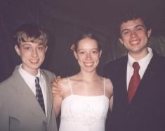 Phil, bride Jocelyn, and Kevin