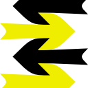 arrows pointing right and left